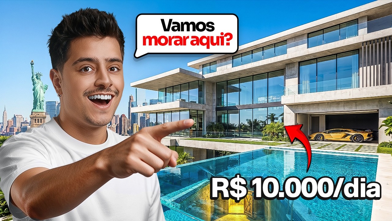 TOUR DA NOSSA MANSÃO DE LUXO EM NOVA YORK!