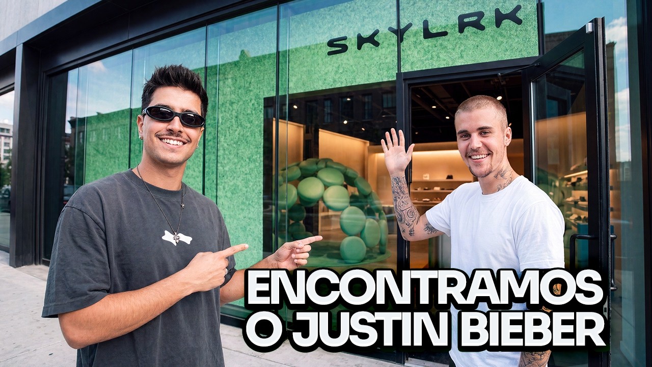 O DIA EM QUE ENCONTRAMOS O JUSTIN BIEBER NA LOJA DELE!