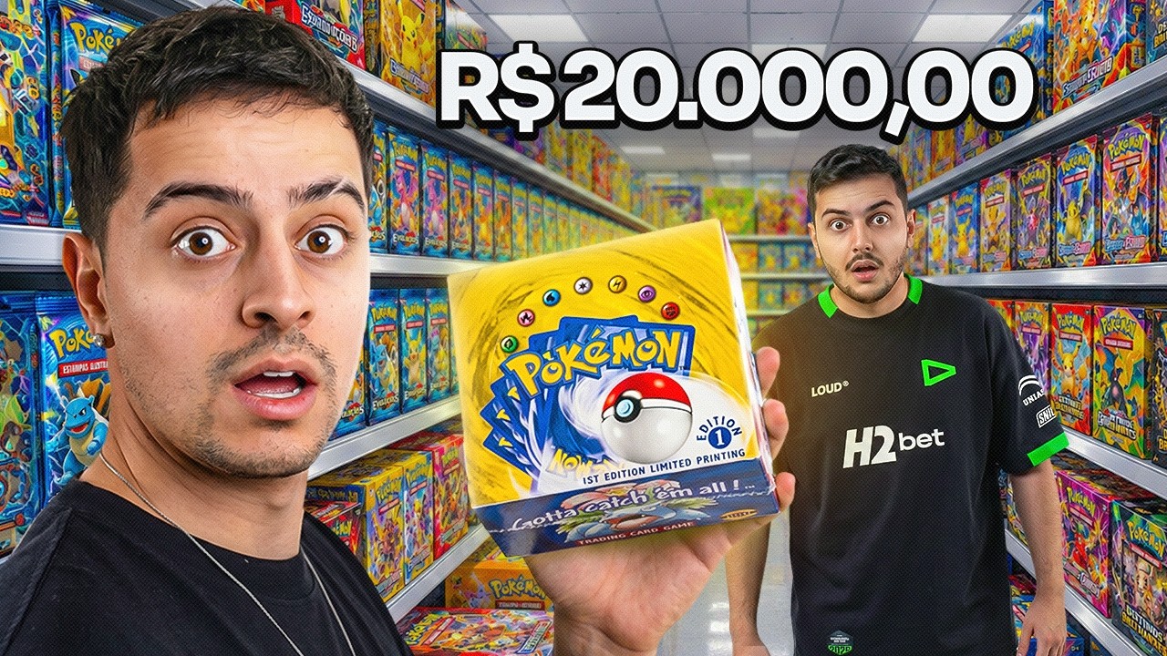 ABRIMOS R$20.000 EM CARTAS POKÉMON!