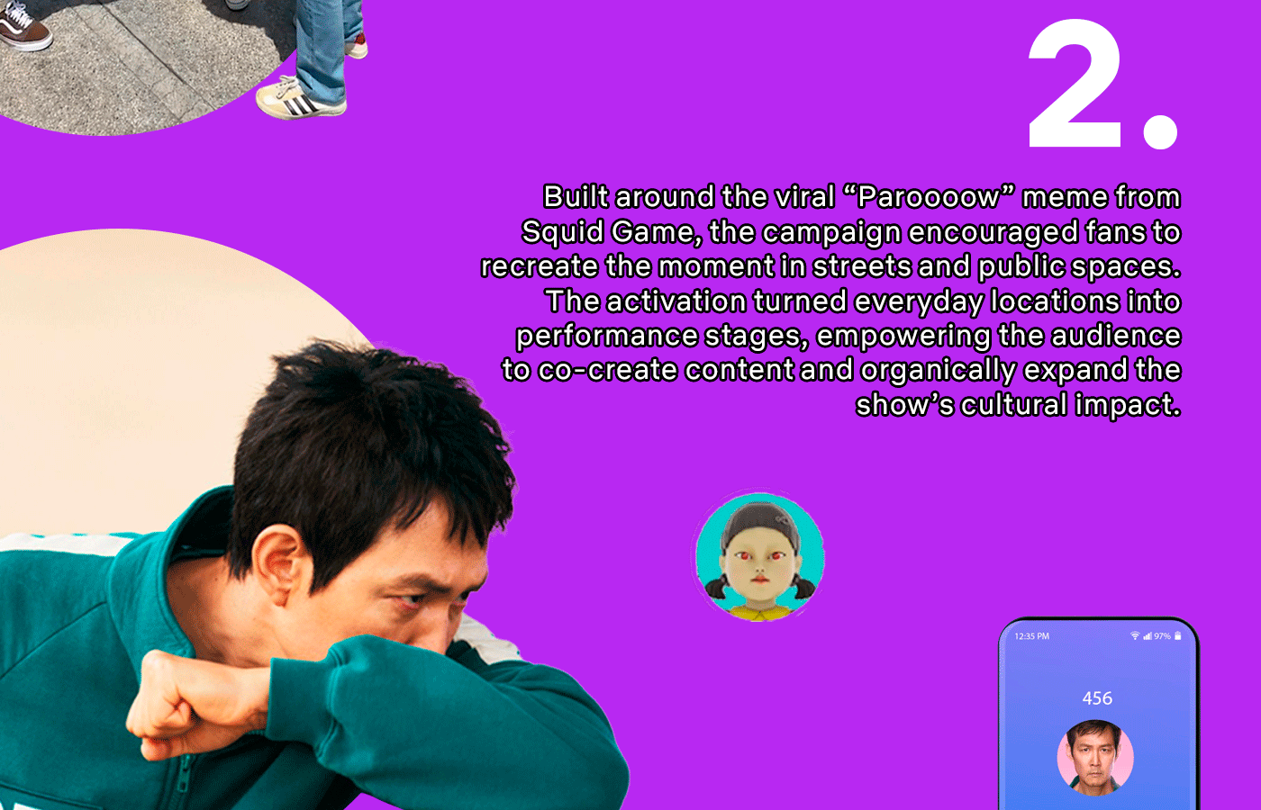 Case 2 — the viral Paroooow meme from Squid Game
